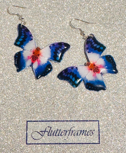 Pretty butterfly dangle earrings, 