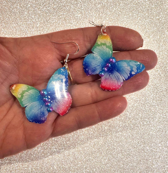  Dangle butterfly beautiful earrings
