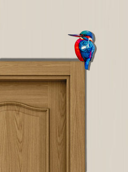Kingfisher large 3d dome sticker

