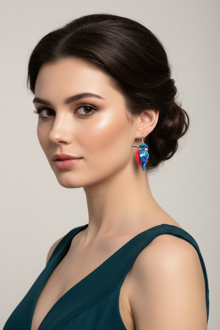 Kingfisher  earrings