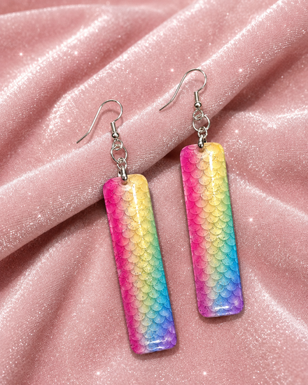 mermaid jewellery earrings handmade