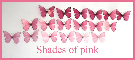 pink party butterfly decor