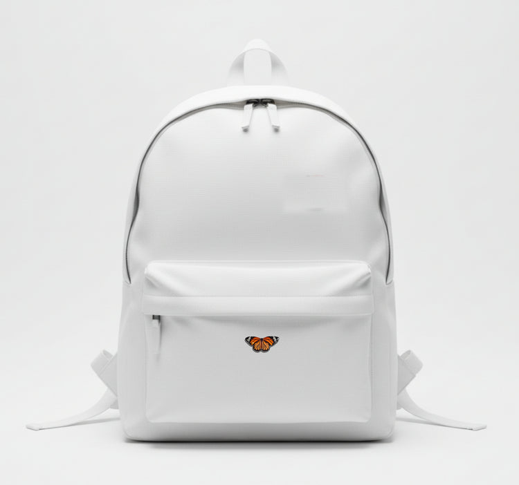 orange Monarch butterfly handmade pin, brooch