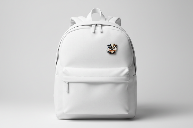 Panda enamel Pin. School bag decorations