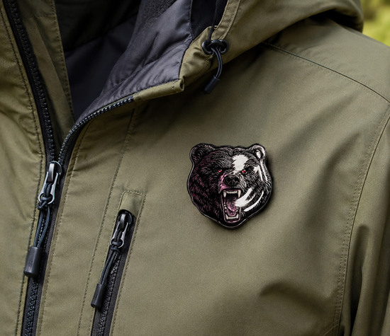 personalised Canadian bear enamel Pin or magnet