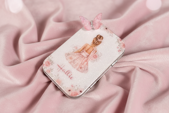 cute personalised dancer tin