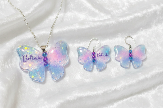 personalised butterfly jewellery