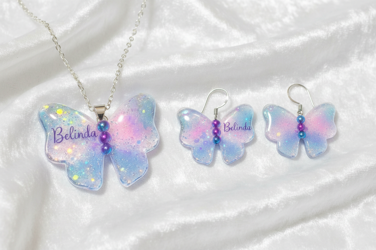 personalised butterfly jewellery