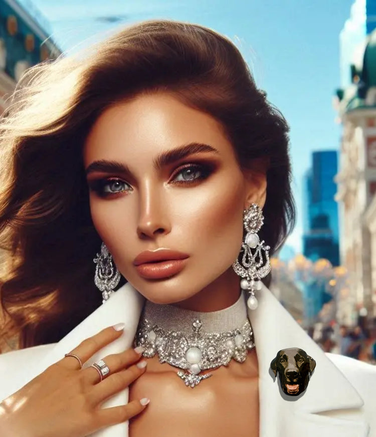 Custom Pet Face Photo  Pin 