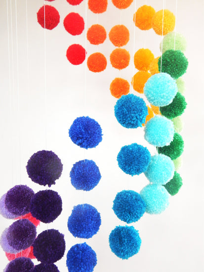 pom poms handmade