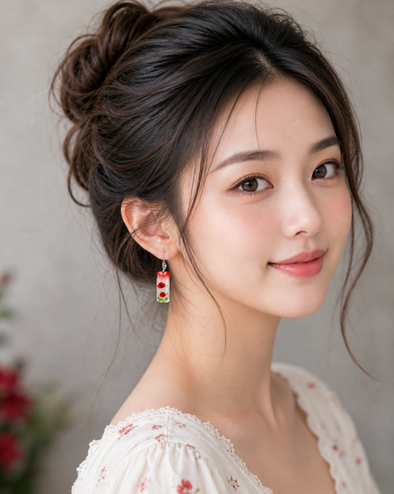  poppy  earrings - remembrance day