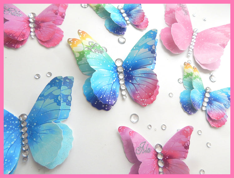 pretty personalised butterfly