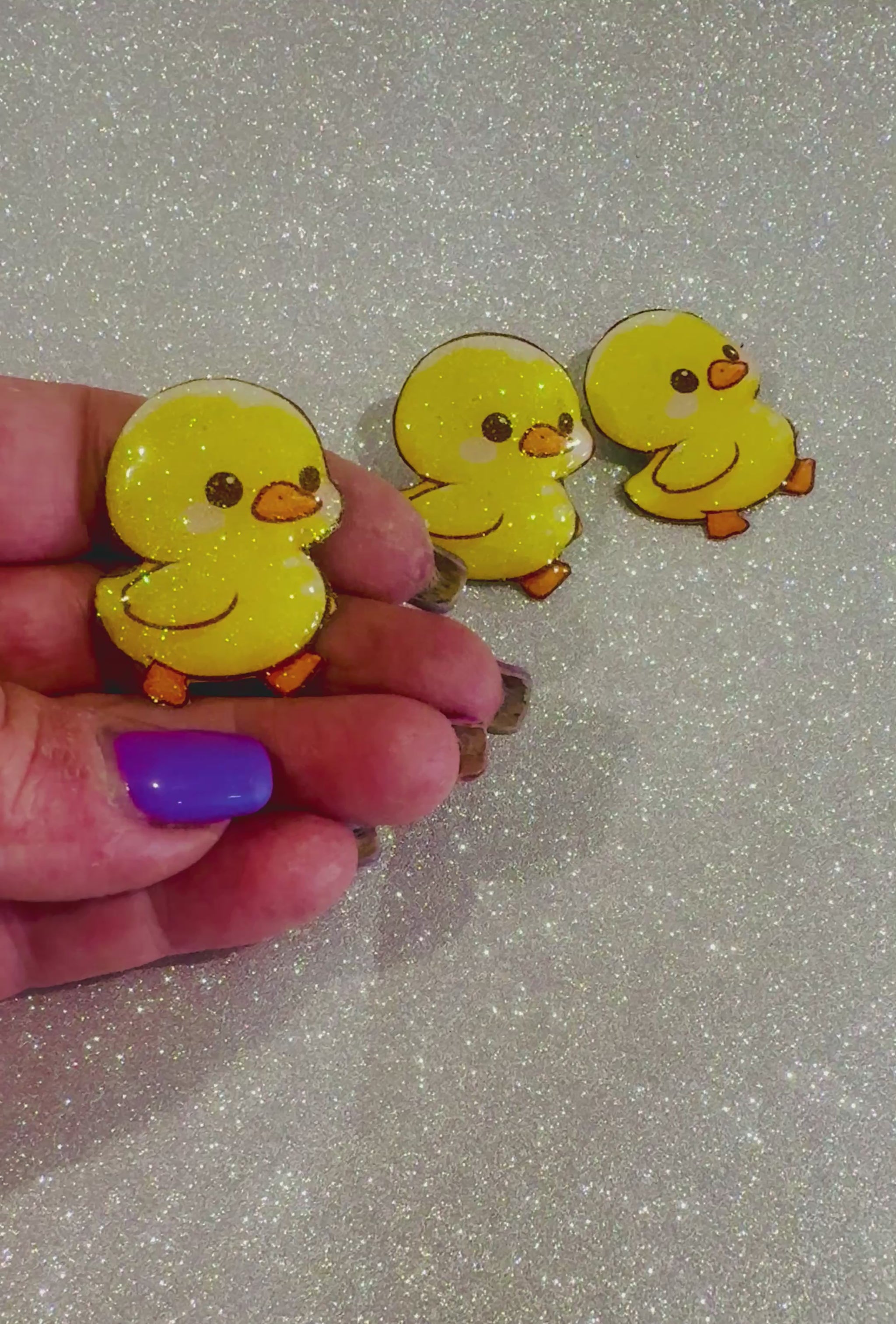 Get your  Ducks in a row fridge magnets. handmade