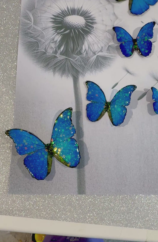 butterfly metal wall art