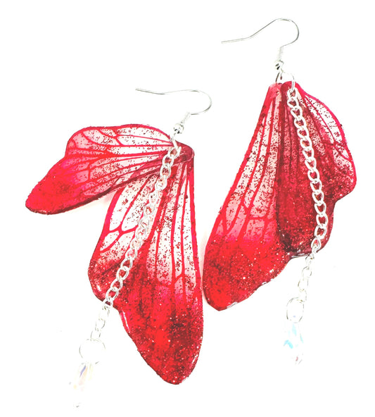 red fairy wings