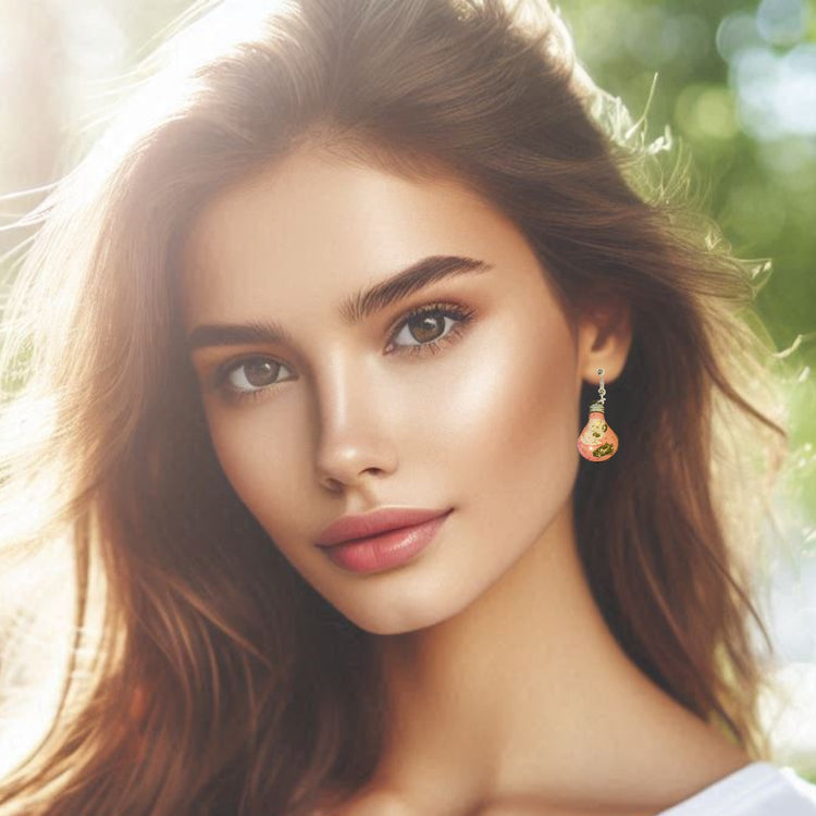  Retro dangle earrings. Handmade eco friendly