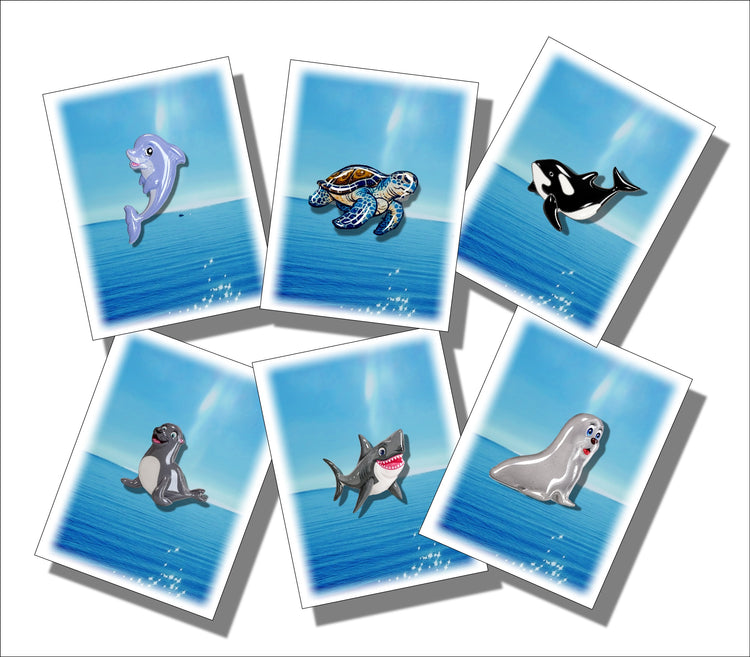 sea_creatures_enamel_pins_handmade by flutterframes