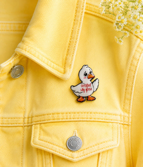 Silly Goose Enamel Pin