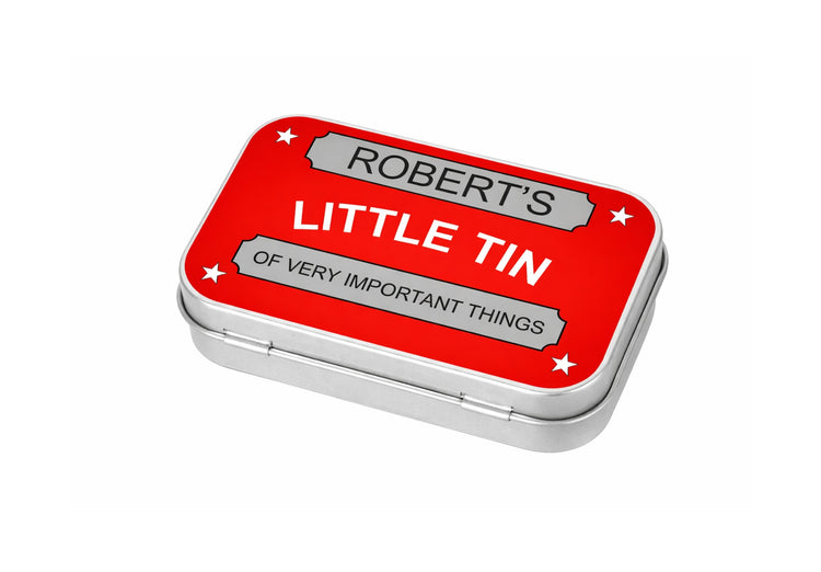 personalised pocket tin