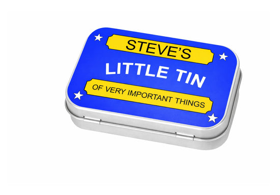 personalised small tin