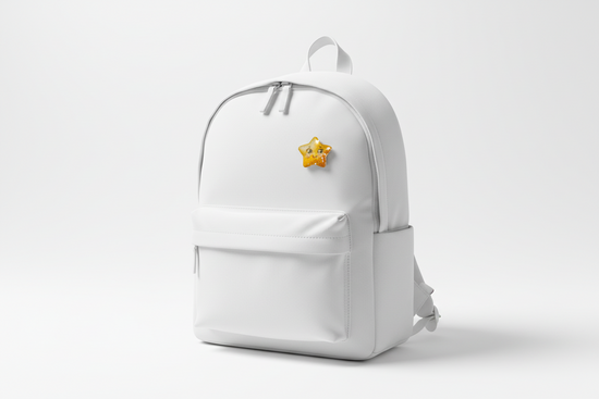 good luck star enamel pin