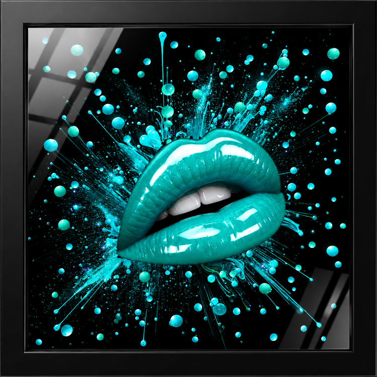 the Kiss in turquoise 