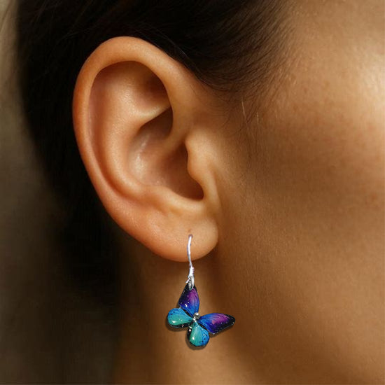 handmade butterfly earrings