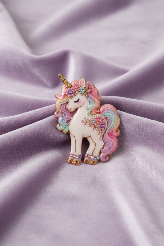 Unicorn enamel Pin