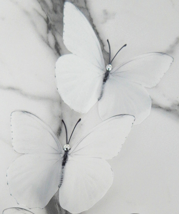 stunning white butterfly decorations