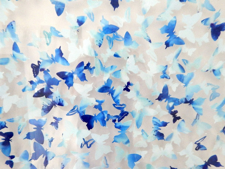 Lots of blue butterflies 3d picture