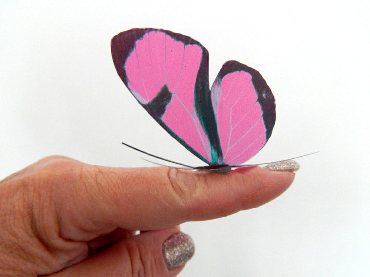 Decorative Butterflies, pink and purple scrapbooking, card making 3d wall stickers. Cut your own or have them cut for you. Craft Supplies