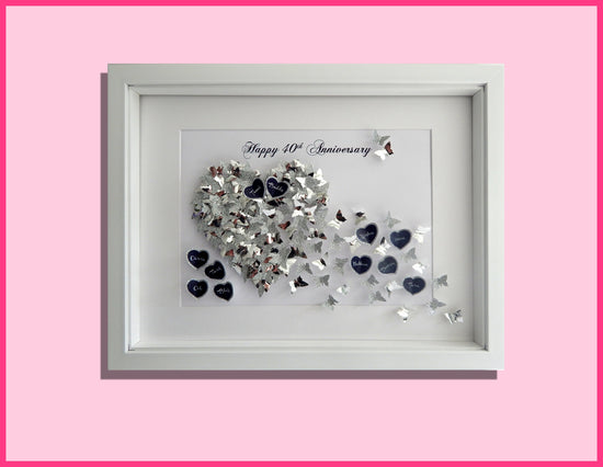 30th wedding anniversary gift with butterflies