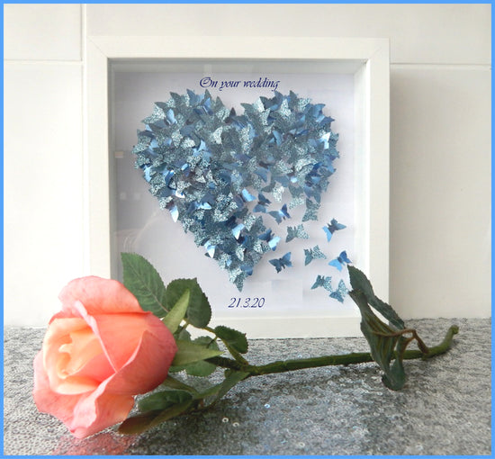 Personalised  1st anniversary heart picture