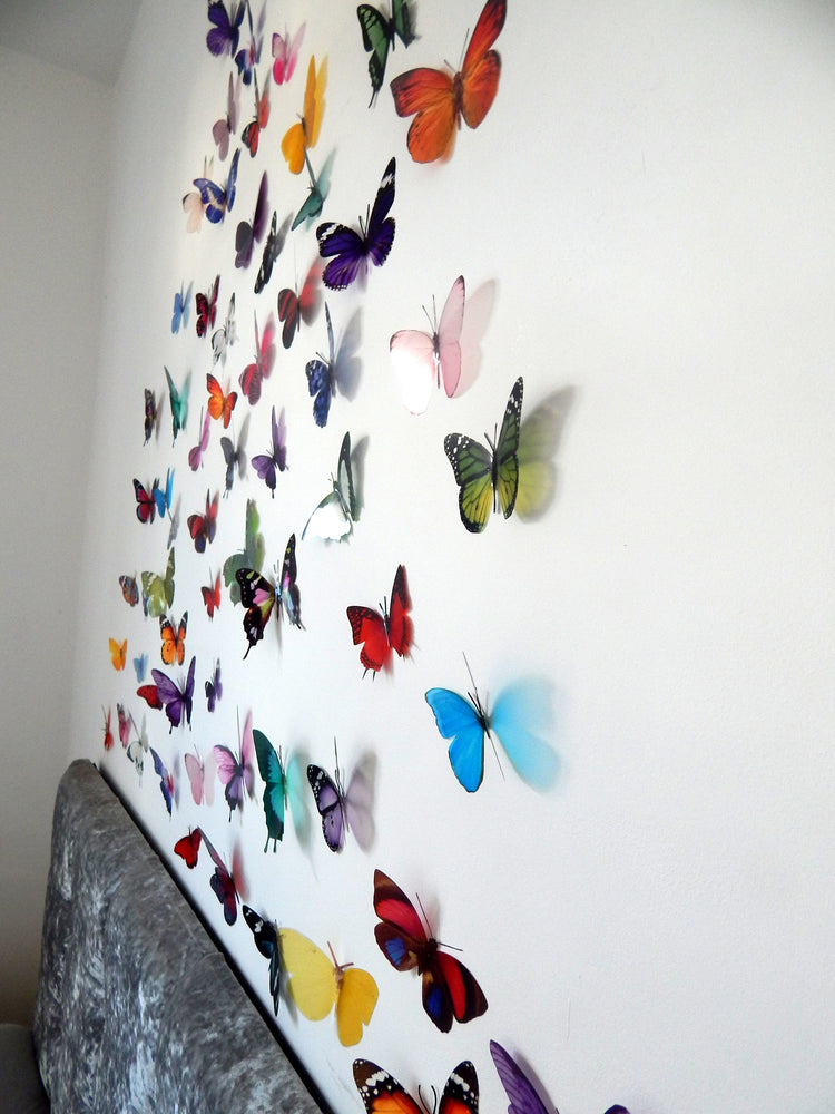 Set of 50 butterfly wall stickers. Similar to Escape to the Chateau
