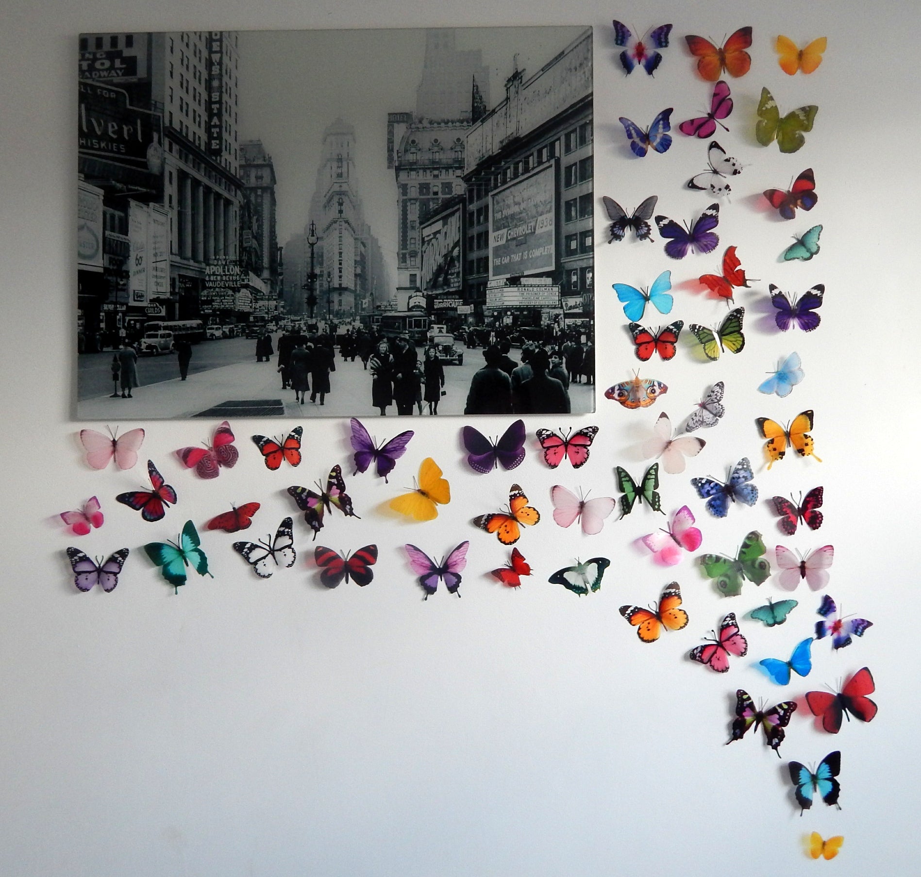 Set of 50 butterfly wall stickers. Similar to Escape to the Chateau ...