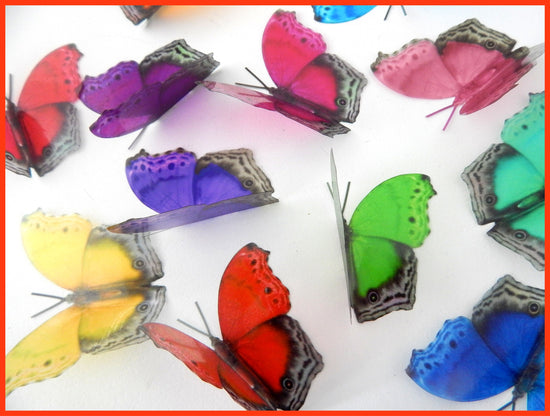 rainbow butterfly stickers wall decor