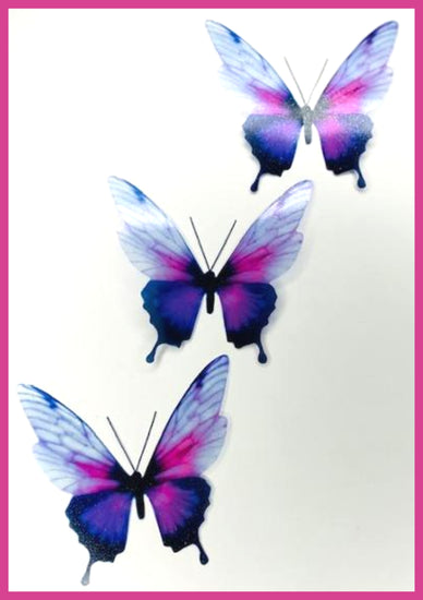 pretty pink butterflies