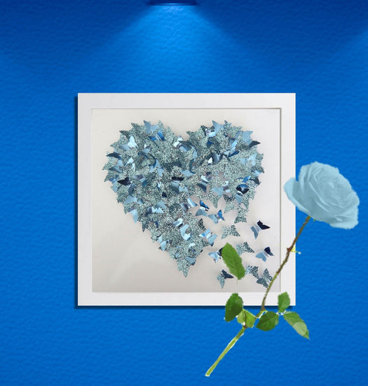 Personalised  1st anniversary heart picture