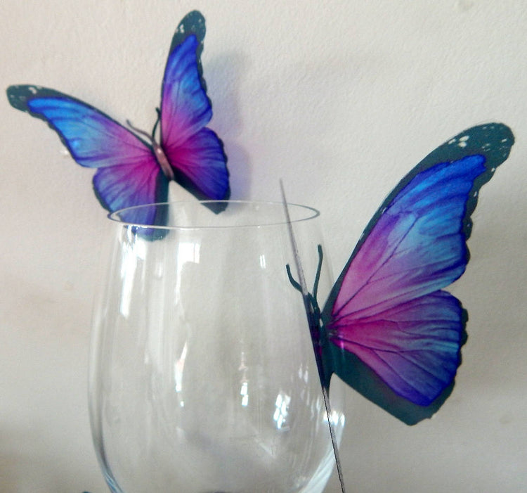 Lilac very pretty wedding butterflies,or any occasion.Removable stickers.Home Decorations,bathroom