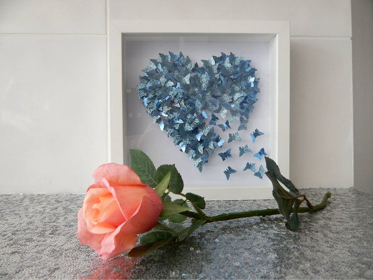 Personalised Paper anniversary heart gift