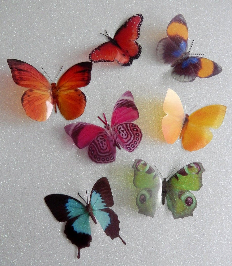 faux natural butterflies
