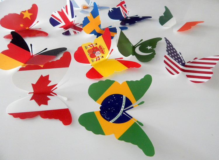 USA, Union Jack,  flags of the world party decorations