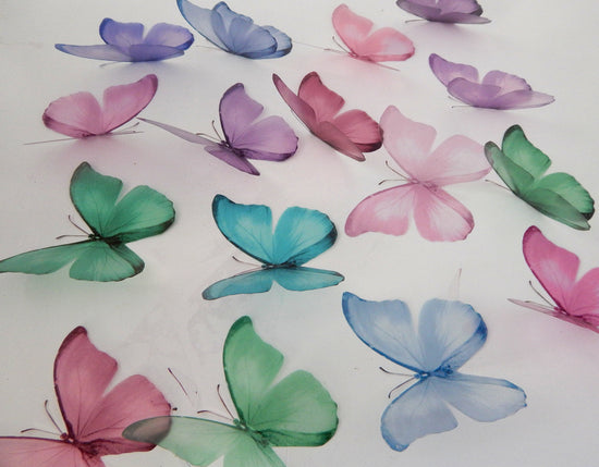 Pastel butterflies for conservatory
