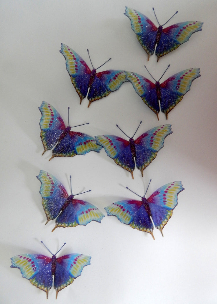 British natural coloured butterflies by Flutterframes
