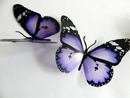 lilac butterfly stickers