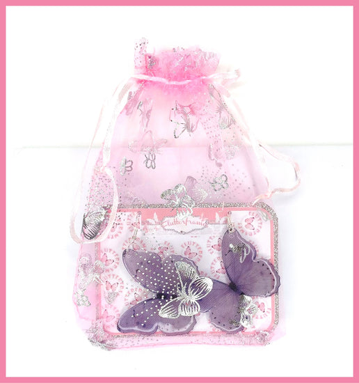 resin butterfly earrings gift