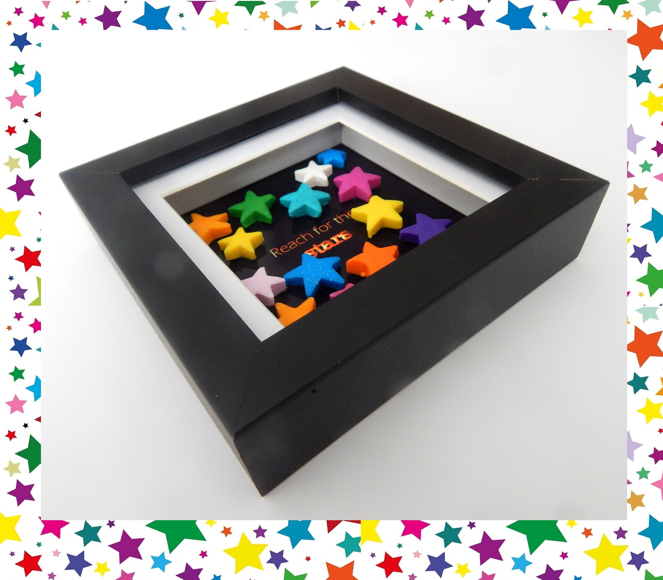 Inspirational-Positive-Motivational-Friendship lucky star box frame-Ha ...