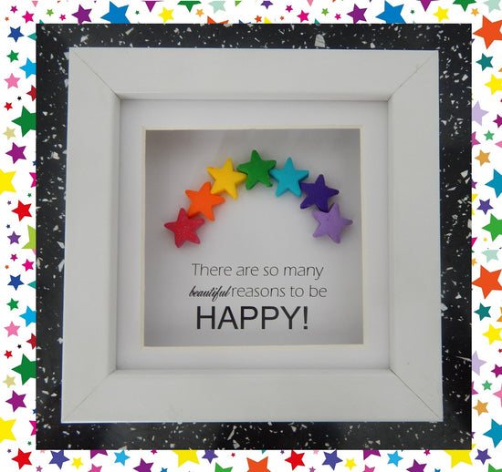 Lucky stars box frame picture