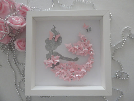 Pink Mermaid 3d butterfly  picture