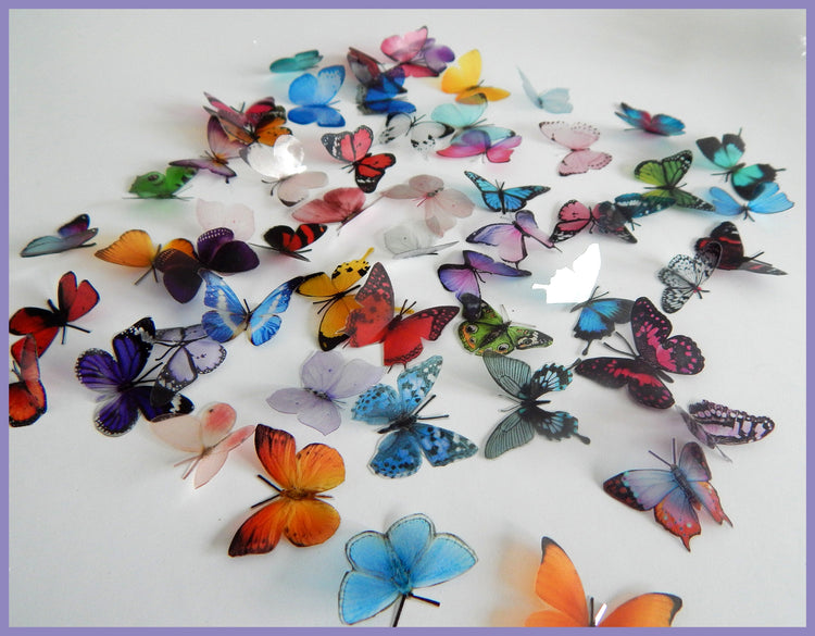 miniature butterflies for scrap booking